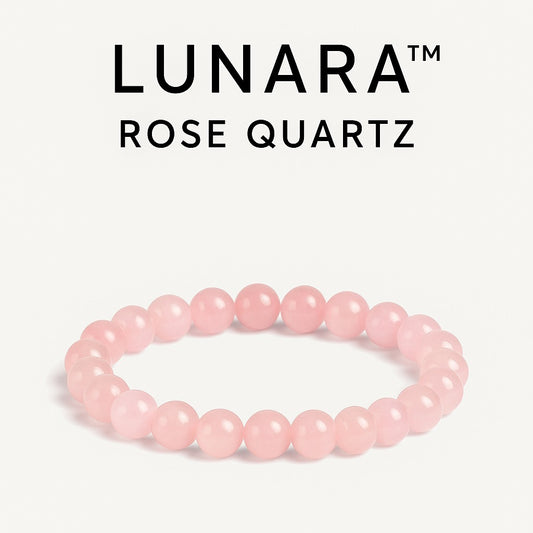 Lunara Bracelet - Charged Rose Quartz to Attract Love, Positive Energy & Soul-Aligned Relationships