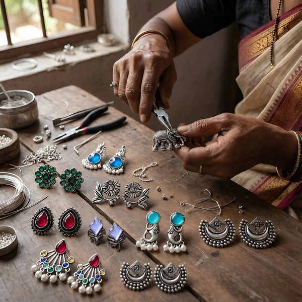 Urban Oxidized Studs Gift Set